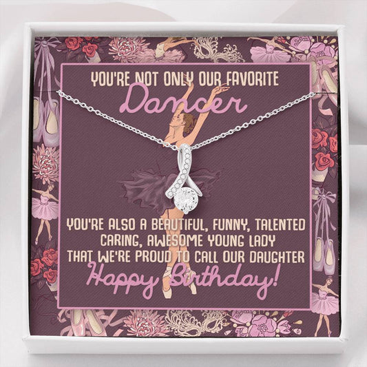 Our favorite dancer Alluring Beauty Necklace For Ballet Dancing Daughter