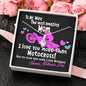 Alluring Beauty necklace for Moto Mom I Love you more than motocross