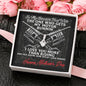 Alluring Beauty necklace for biker's smoking' hot wife Gets my motor runnin'
