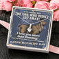 Alluring Beauty necklace I love you more than hunting!