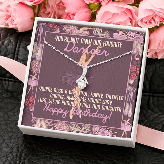 Our favorite dancer Alluring Beauty Necklace For Ballet Dancing Daughter