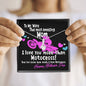 Alluring Beauty necklace for Moto Mom I Love you more than motocross