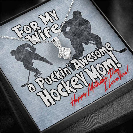 Alluring Beauty necklace Puckin' Awesome Hockey Mom