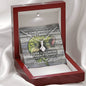 Alluring Beauty necklace Happy Birthday to the wife of a Bass fisherman