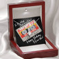 Bodacious 72 Birthday Card and Alluring Beauty Necklace plus Gift Box