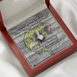 Alluring Beauty necklace Happy Birthday to the wife of a Bass fisherman