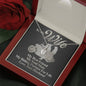 Alluring Beauty necklace for biker wife My Riding Partner For Life