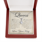 To My Beautiful Queen Alluring Beauty Necklace