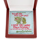 Alluring Beauty necklace for wife of a fisherman More than fishing Merry Christmas