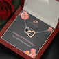Interlocking Hearts Necklace Happy 40th Birthday To A Best Friend!