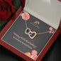 Interlocking Hearts Necklace Happy 50th Birthday To A Best friend!