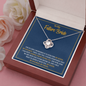 Love Knot Necklace Gift for Future Bride