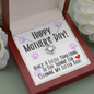 Love Knot Necklace Cat lady Mother's Day necklace
