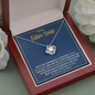 Love Knot Necklace Gift for Future Bride