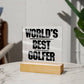 Gift for a dad who plays golf World's Best Golfer