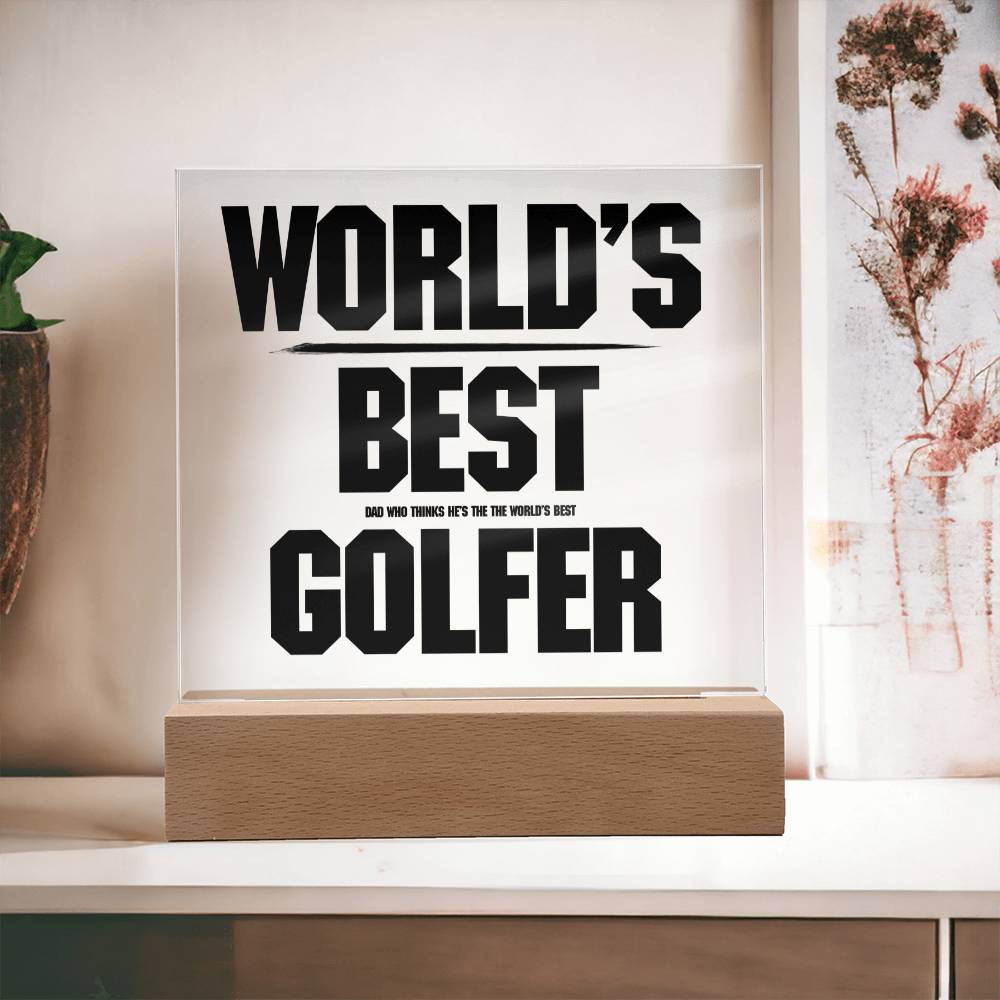 Gift for a dad who plays golf World's Best Golfer