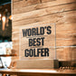Gift for a dad who plays golf World's Best Golfer