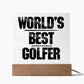 Gift for a dad who plays golf World's Best Golfer