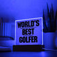 Gift for a dad who plays golf World's Best Golfer
