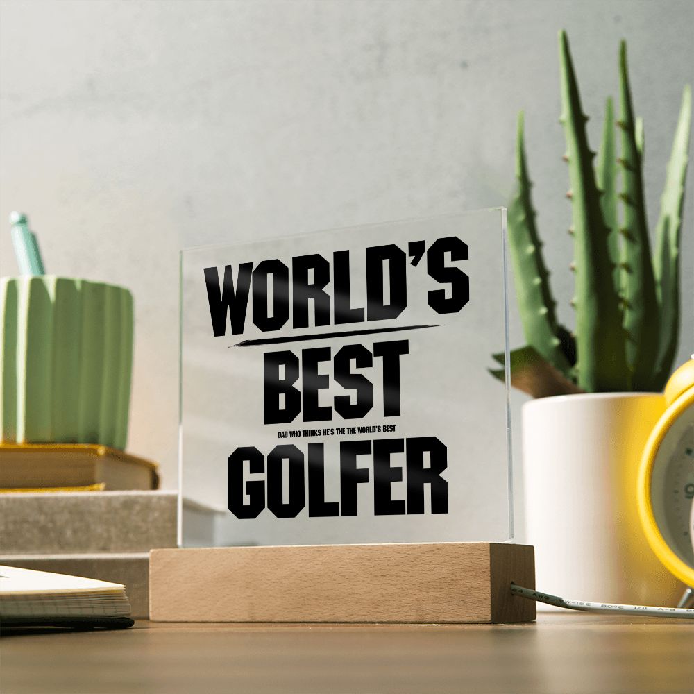 Gift for a dad who plays golf World's Best Golfer