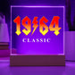 60th Birthday Gift for Classic Rock Music Fan Born in 1964 Acrylic Plaque