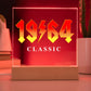 60th Birthday Gift for Classic Rock Music Fan Born in 1964 Acrylic Plaque