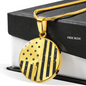 Patriotic Old Glory American Flag necklace