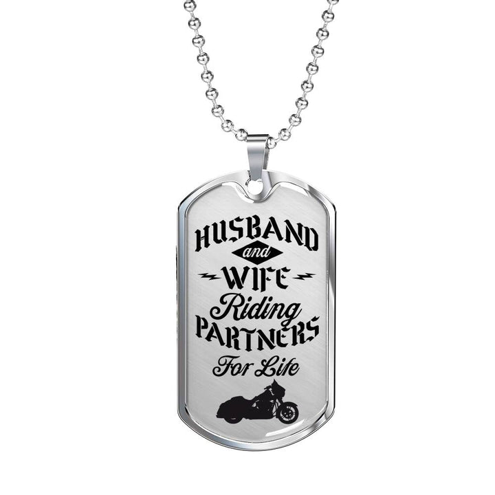 His and Her s Riding Partners For Life Dog Tags Shop Zannys