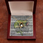 Mother's Day Forever Love Necklace for fisherman's wife. The one who didn't get away! I love you more than fishing
