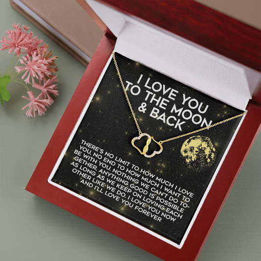 To my daughter I love you to the moon and back