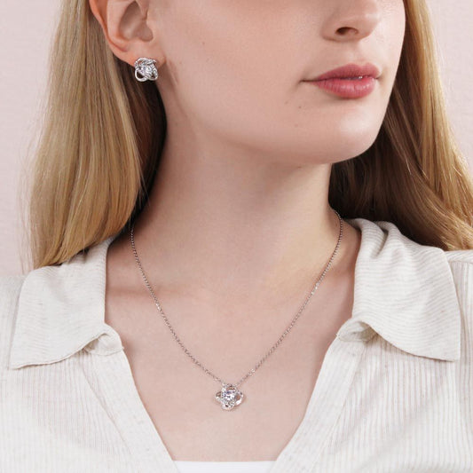 To My Beautiful Daughter From This Ol' Dog necklace with FREE earrings