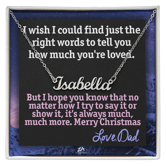 A Dad's Christmas wish for his daughter