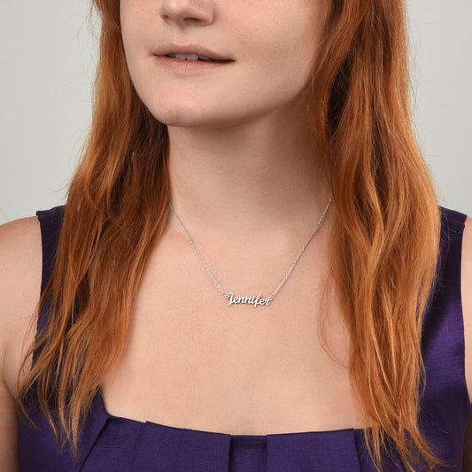 Personalized necklace for the daughter who dances