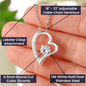 Mother's Day Forever Love Necklace for fisherman's wife. The one who didn't get away! I love you more than fishing