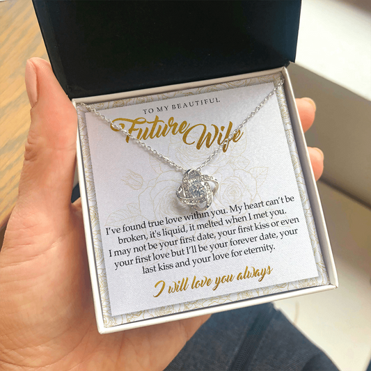 To my beautiful future wife