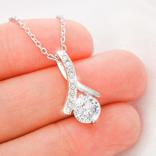 Alluring Beauty necklace To my wife Life is one sweet ride with you by my side