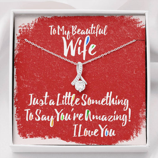 Birthday, Christmas or Anniversary gift for wife A Little Something to say you're amazing